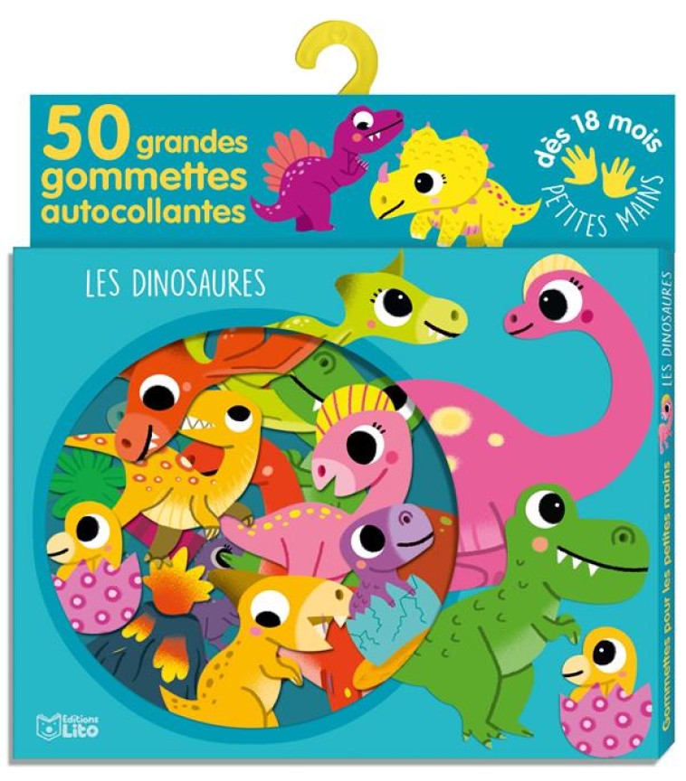 LES DINOSAURES 50 GRANDES GOMMETTES AUTOCOLLANTES - SONIA BARETTI - NC