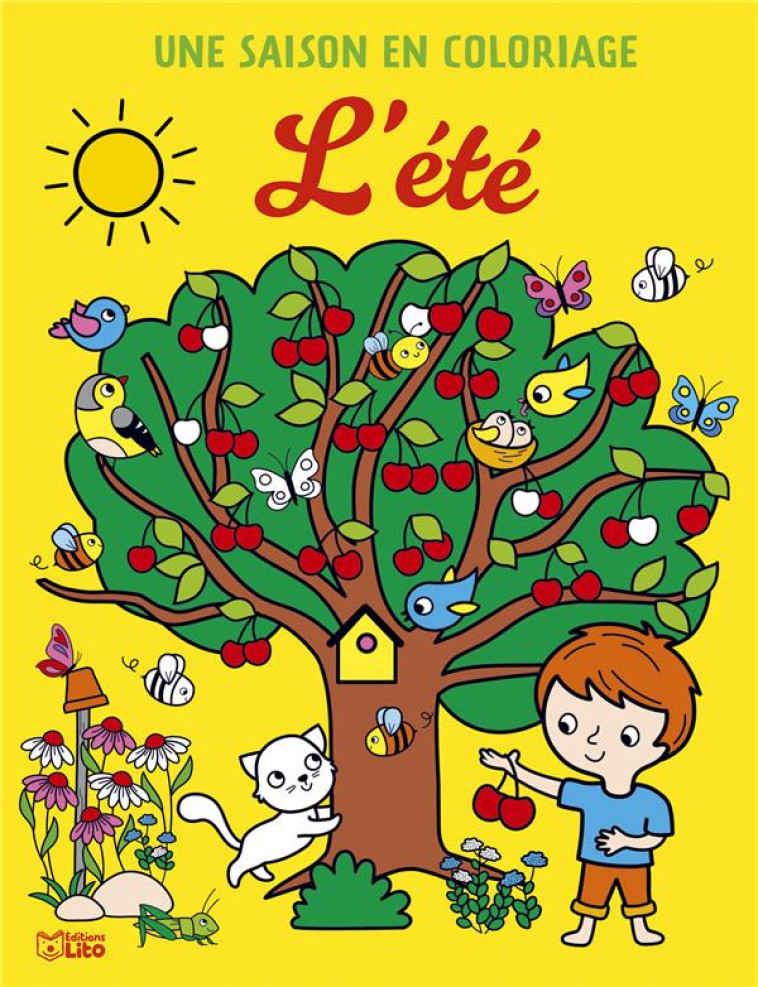 UNE SAISON EN COLORIAGE - L-ETE - CORINNE LEMERLE - LITO