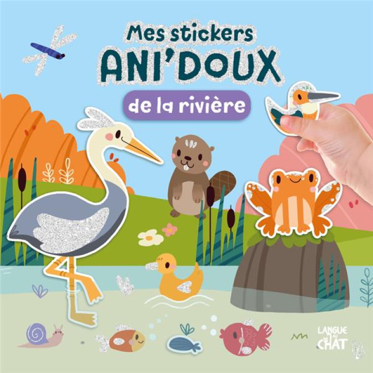 MES STICKERS ANI-DOUX DE LA RIVIERE - PILLOW/COLLECTIF - LANGUE AU CHAT