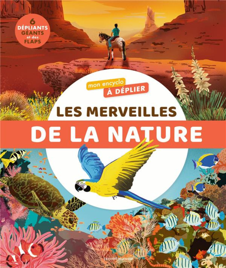 MON ENCYCLO A DEPLIER LES MERVEILLES DE LA NATURE - FICHOU/SAUTREUIL - BAYARD JEUNESSE