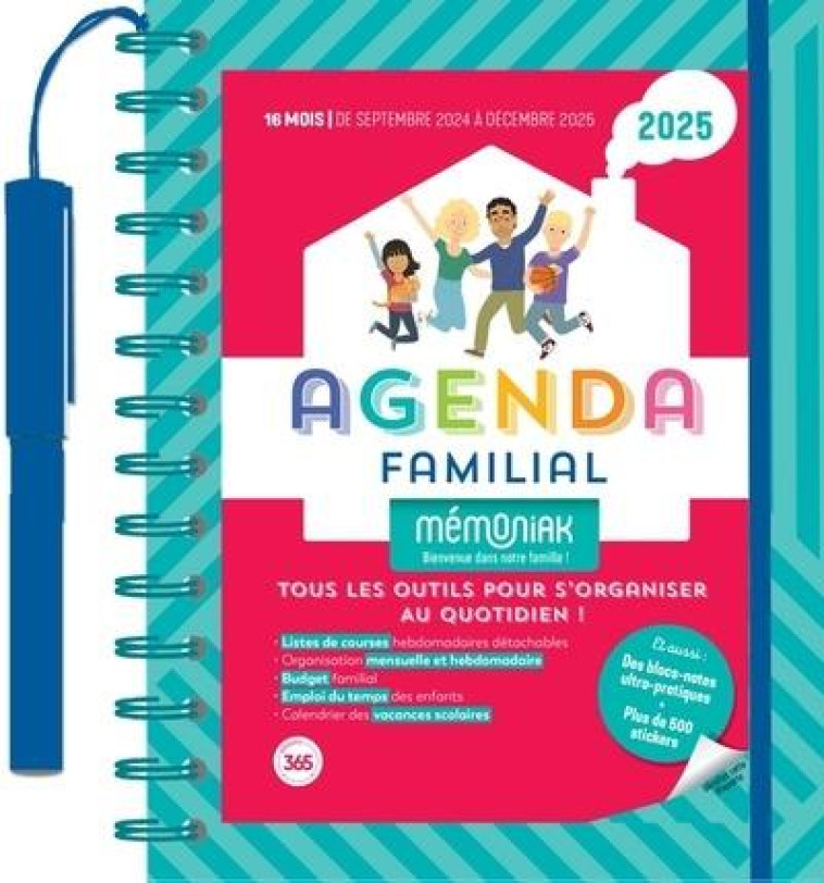 AGENDA FAMILIAL MEMONIAK 2025 - NESK - NC