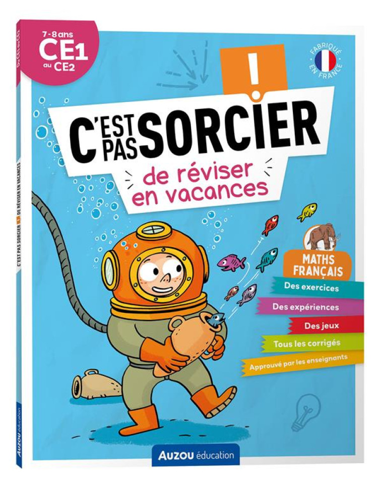 C-EST PAS SORCIER DE REVISER EN VACANCES - DU CE1 AU CE2 - AVICE/JOUMARD - PHILIPPE AUZOU