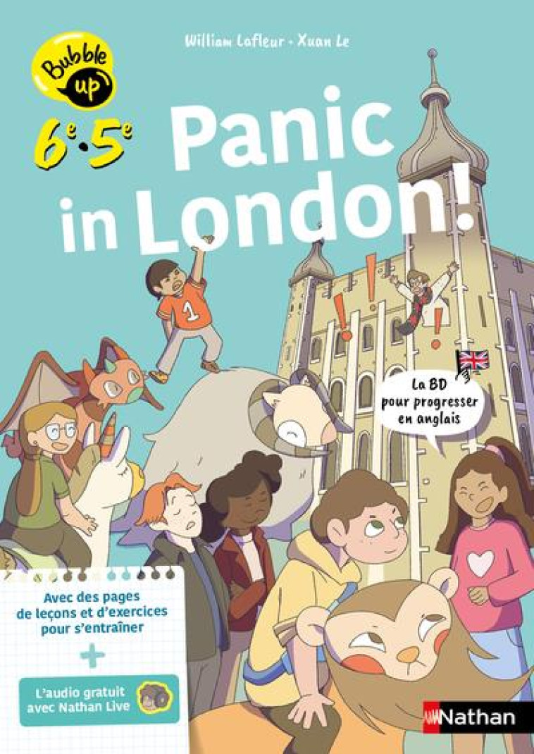 BUBBLE UP : PANIC IN LONDON! 6E/5E (EDITION 2024) - LAFLEUR  WILLIAM  - CLE INTERNAT