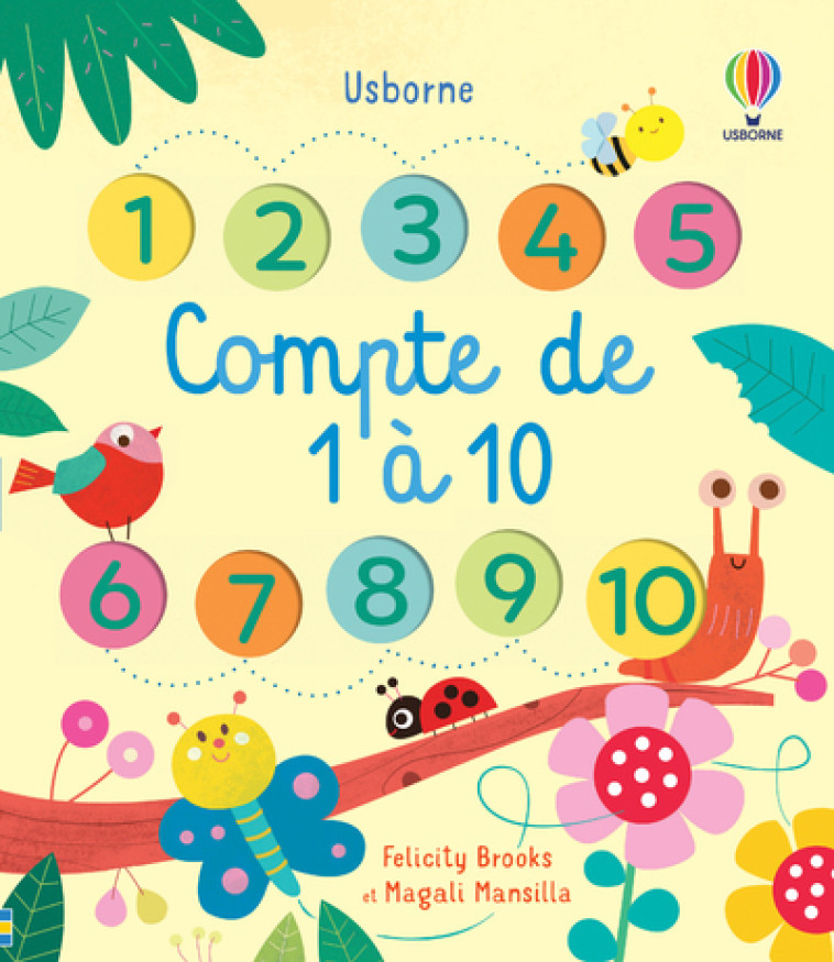 COMPTE DE 1 A 10 - BROOKS/MANSILLA - USBORNE