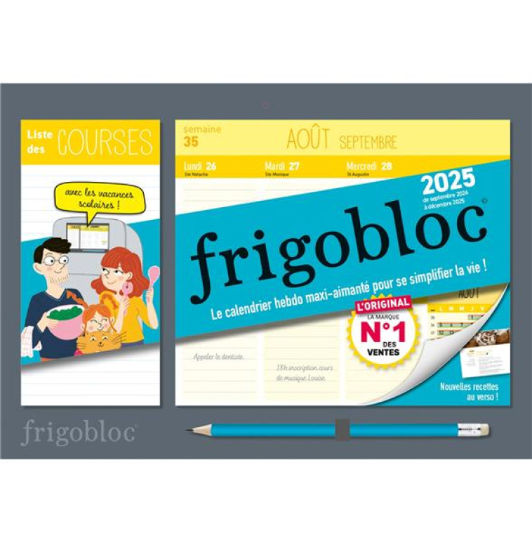 MINI FRIGOBLOC HEBDOMADAIRE 2025 - COLLECTIF - NC