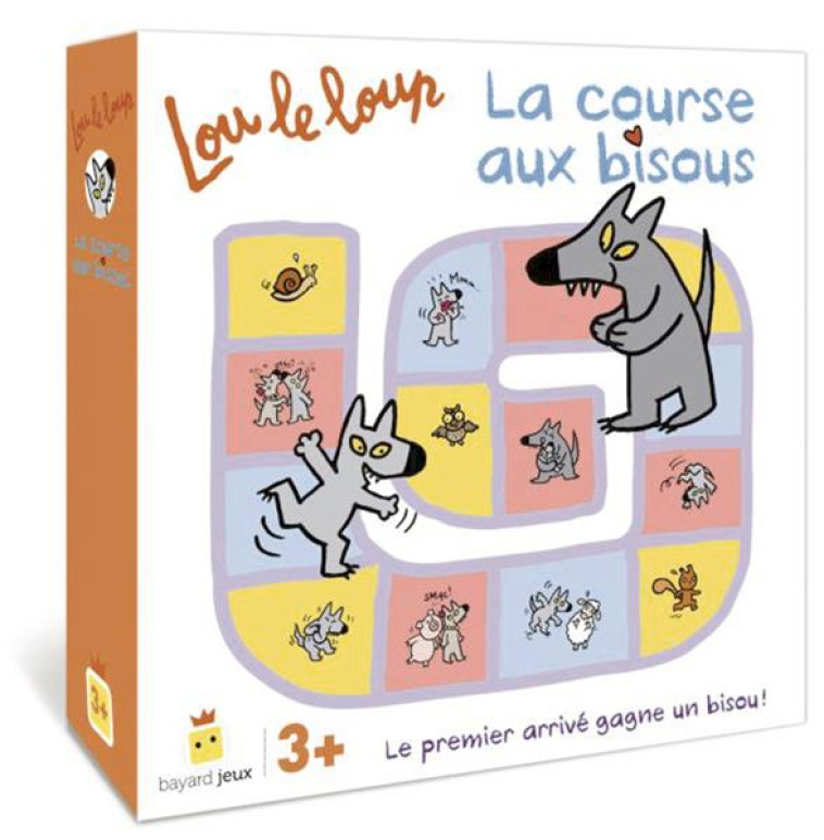 LOU LE LOUP - LA COURSE AUX BISOUS - COLLECTIF - NC