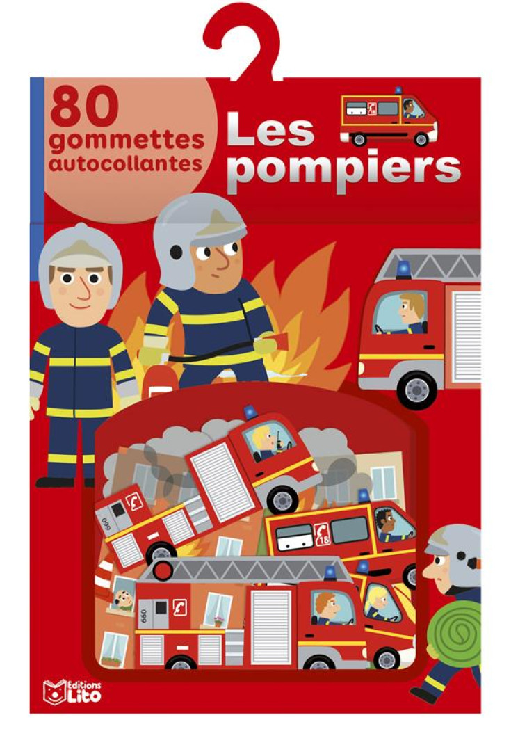 POMPIERS 80 GOMMETTES AUTOCOLLANTES - XXX - NC