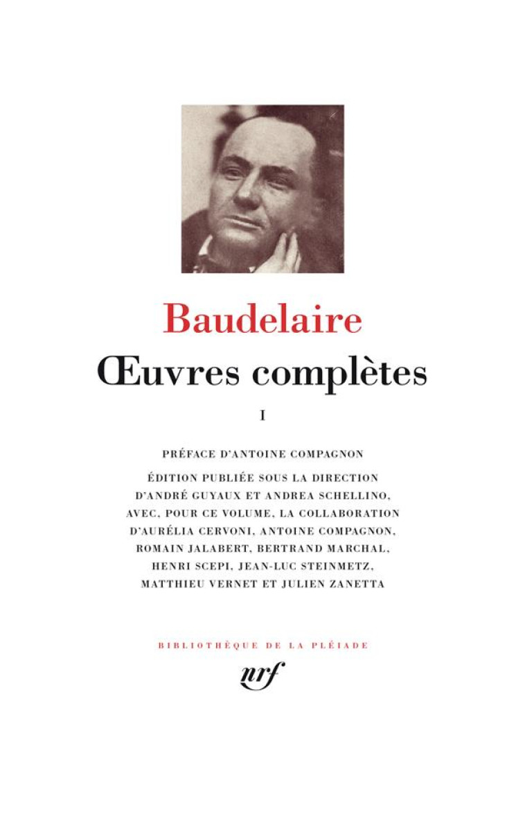 OEUVRES COMPLETES T01 - BAUDELAIRE - GALLIMARD