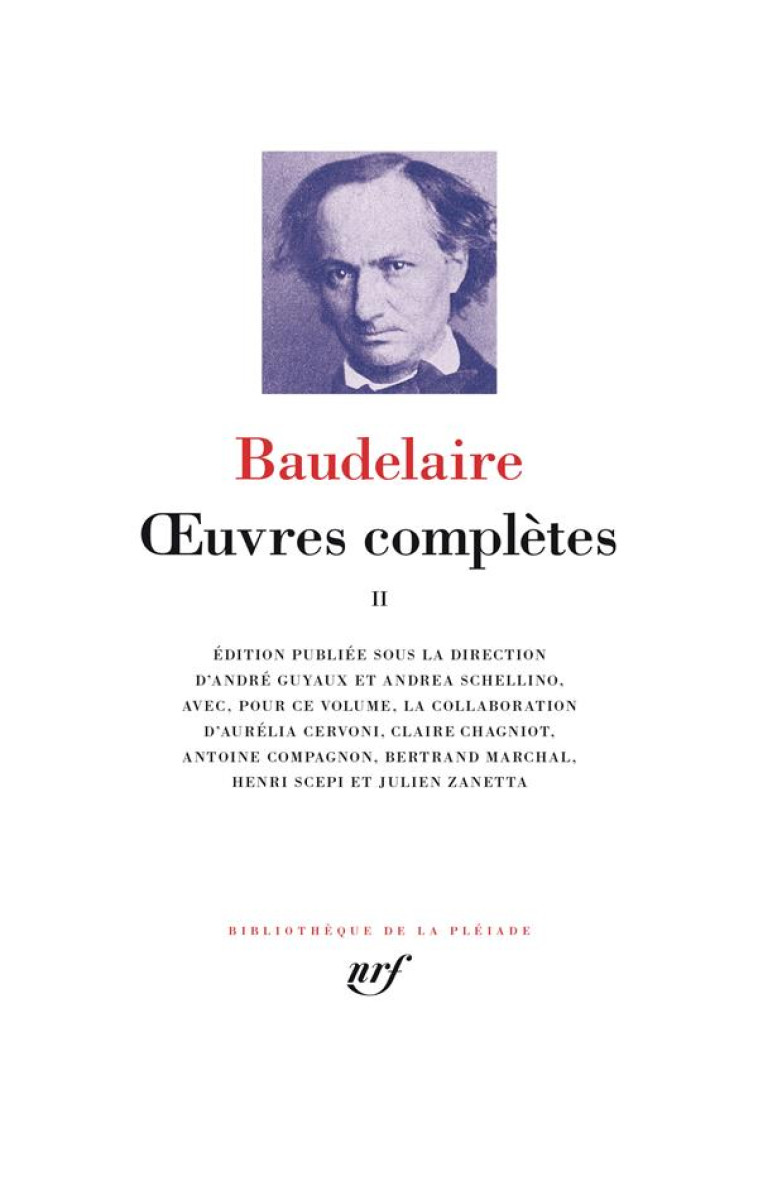 OEUVRES COMPLETES T02 - BAUDELAIRE - GALLIMARD