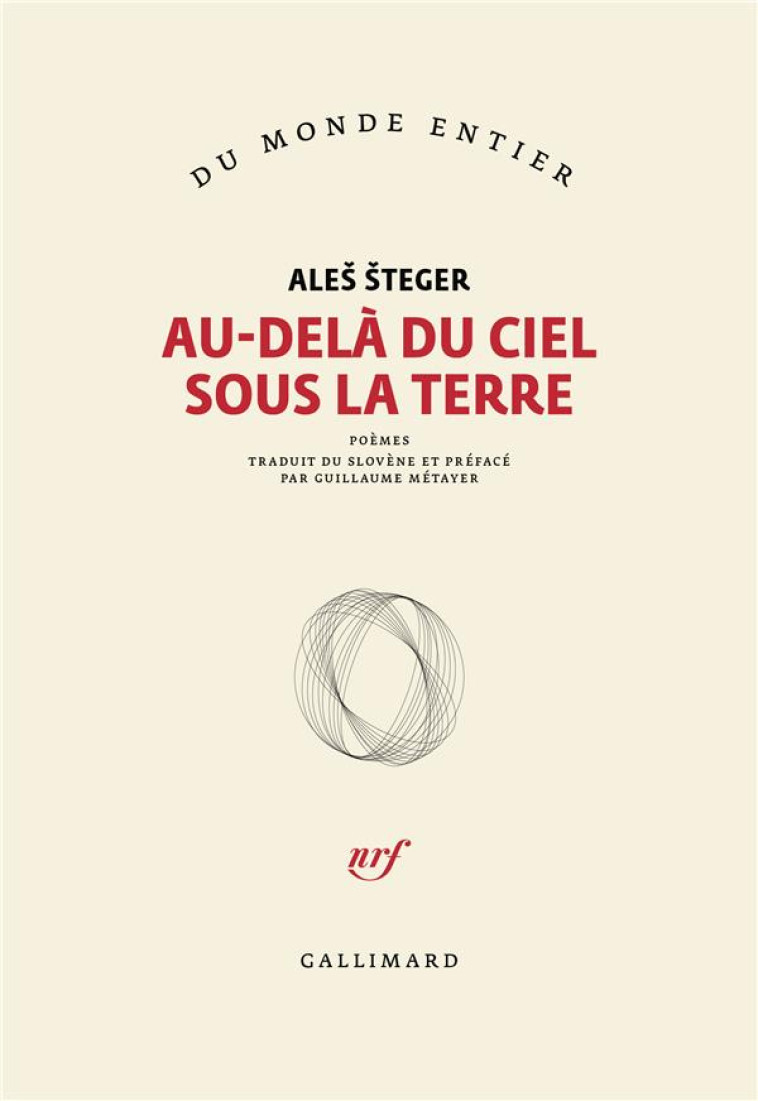 AU-DELA DU CIEL SOUS LA TERRE - STEGER ALES - GALLIMARD