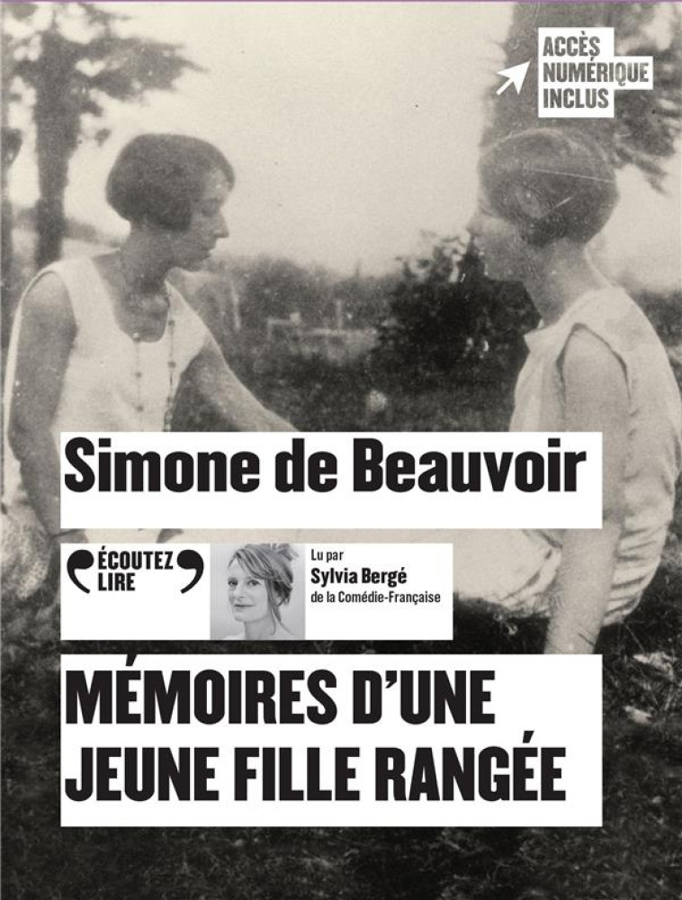 MEMOIRES D-UNE JEUNE FILLE RANGEE CD - AUDIO - SIMONE DE BEAUVOIR - GALLIMARD