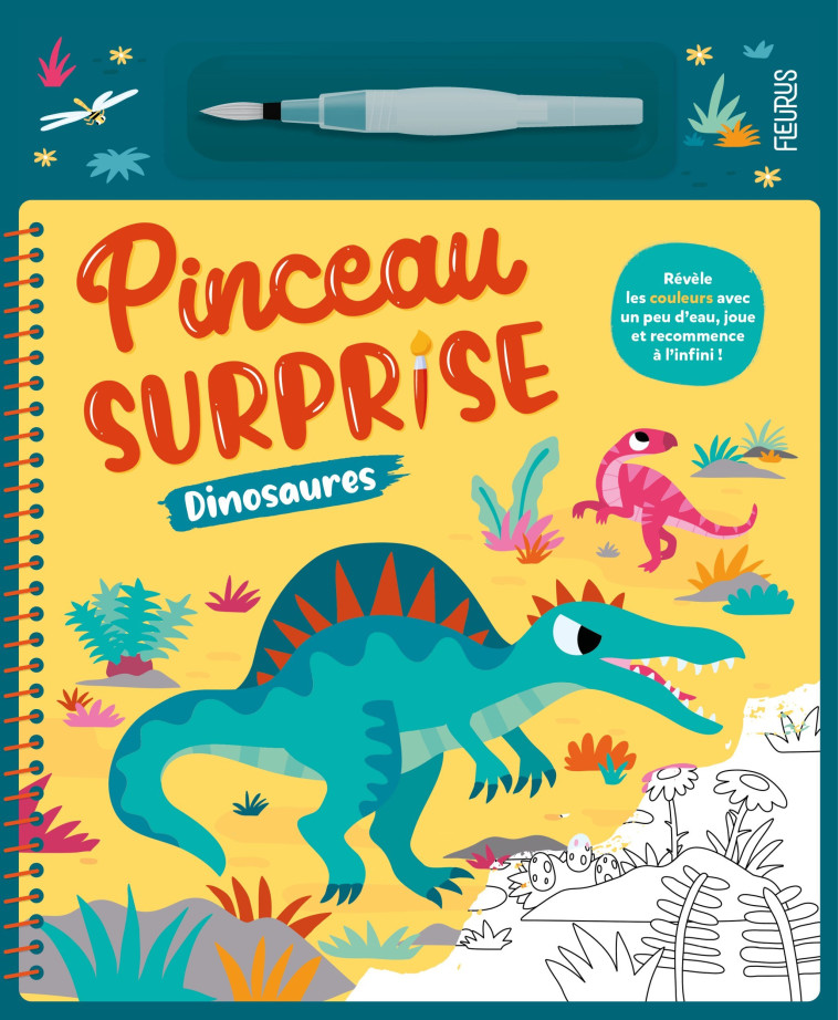 PINCEAU SURPRISE - DINOSAURES - XXX - FLEURUS