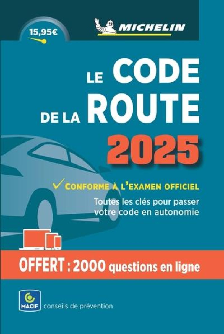 CODE DE LA ROUTE MICHELIN 2025 - COLLECTIF - MICHELIN