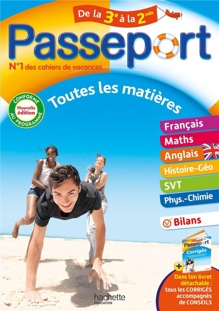 PASSEPORT TOUTES LES MATIERES - DE LA 3E A LA 2DE - DOUAY/PELLISSIER - HACHETTE