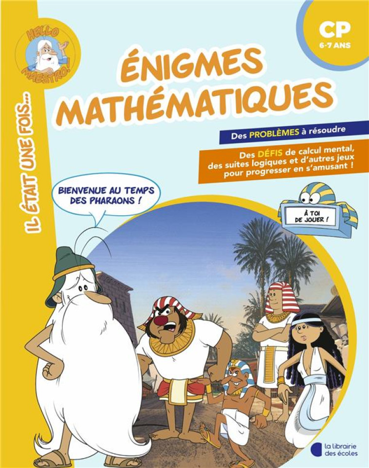 HELLO MAESTRO - ENIGMES MATHEMATIQUES - CP 6-7 ANS - CLUZEL - LIB DES ECOLES