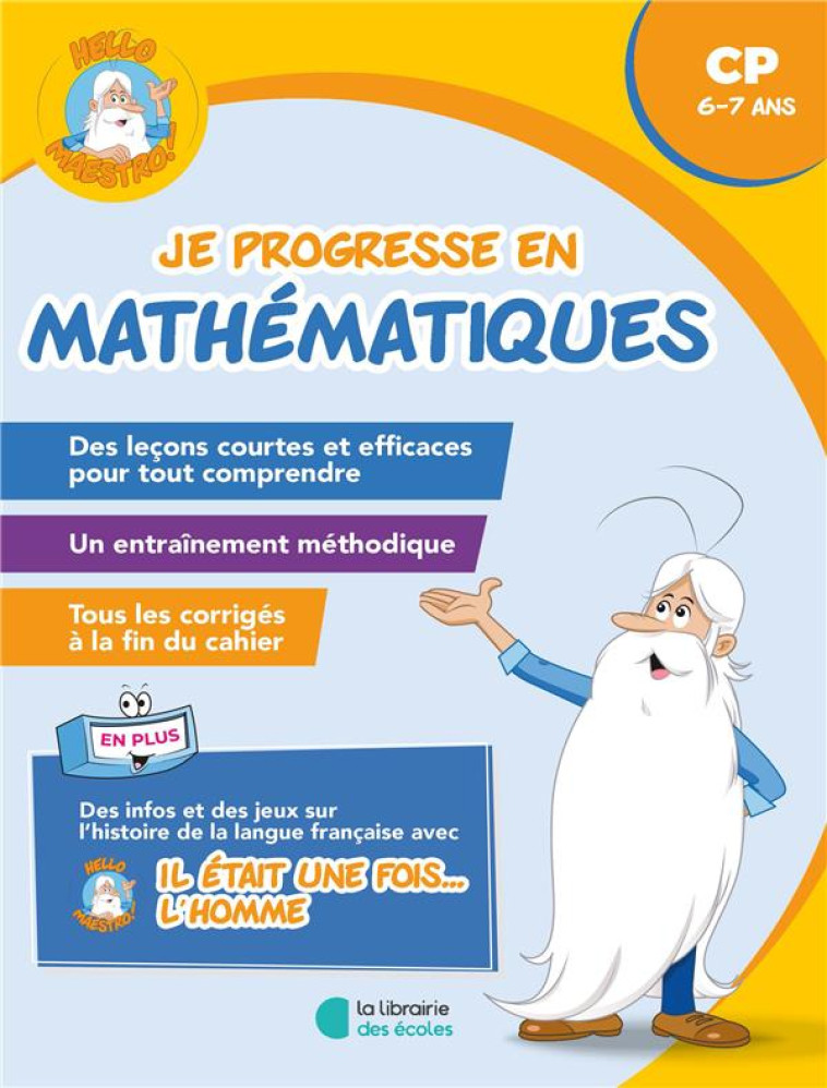 HELLO MAESTRO - JE PROGRESSE EN MATHEMATIQUES - CP 6-7 ANS - COLLECTIF - LIB DES ECOLES