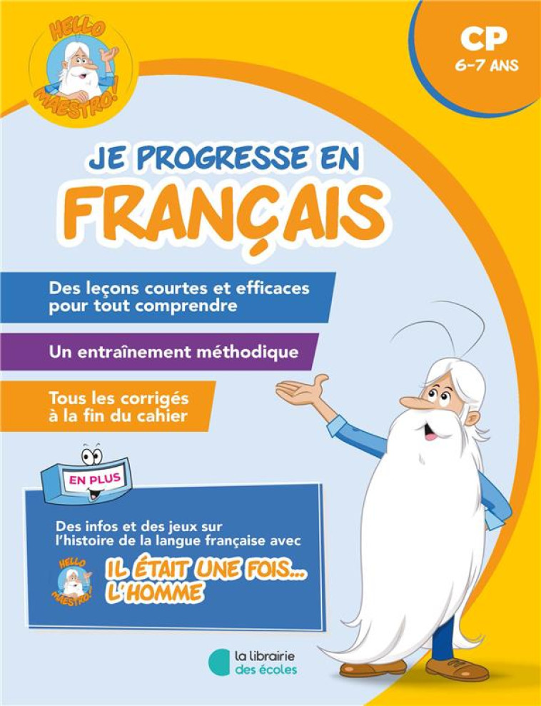 HELLO MAESTRO - JE PROGRESSE EN LECTURE ECRITURE - CP 6-7 ANS - COLLECTIF - LIB DES ECOLES