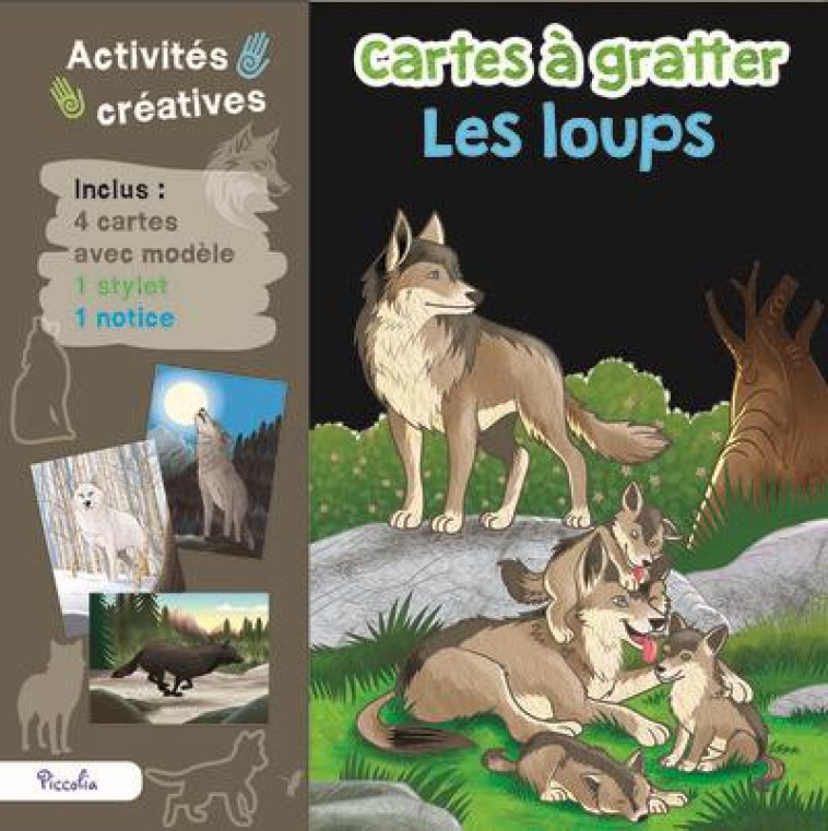 LES LOUPS CARTES A GRATTER - BIZZI MICHELE - NC