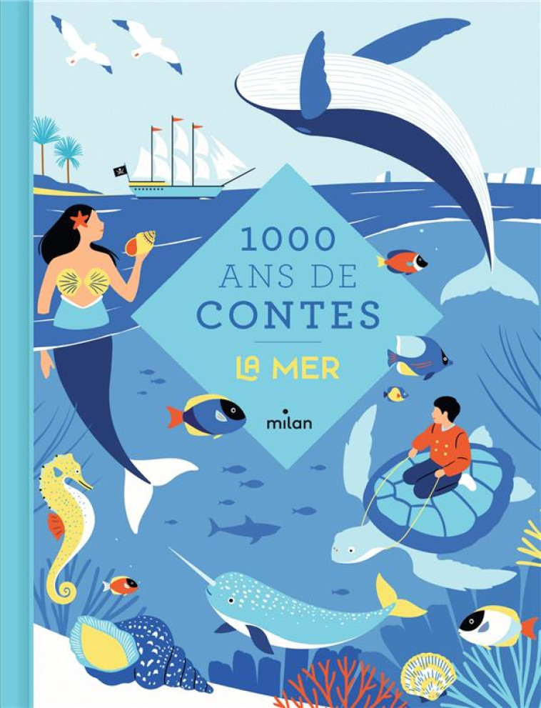 1000 ANS DE CONTES - LA MER - POURCEL/GAUDRAT - MILAN