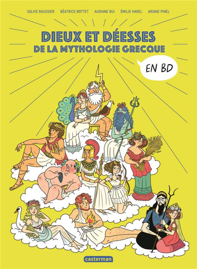 LES DIEUX DE LA MYTHOLOGIE GRECQUE EN BD - COLLECTIF - CASTERMAN