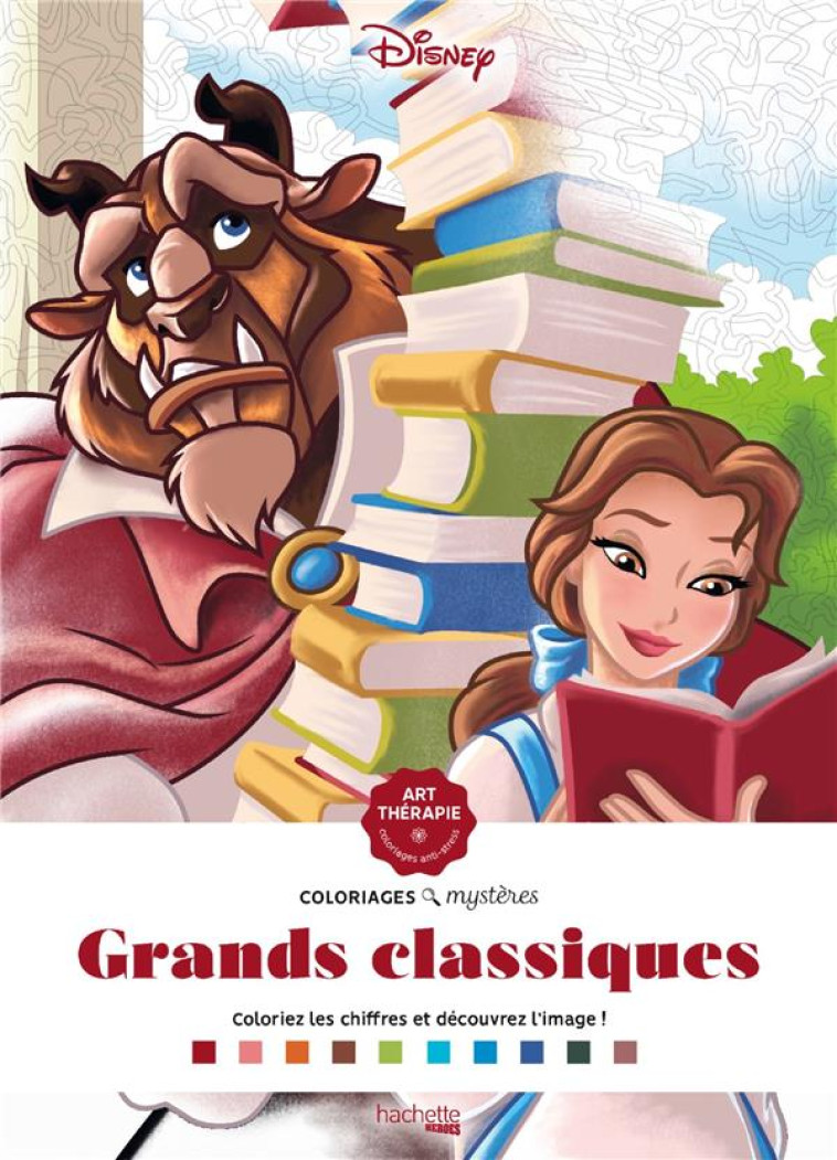 GRAND BLOC COLORIAGES MYSTERES - GRANDS CLASSIQUES - BAL WILLIAM - HACHETTE