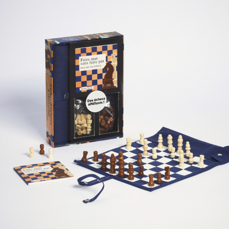 COFFRET LES ECHECS A DEROULER - BOITE ET ACCESSOIRE - COLLECTIF - FIRST