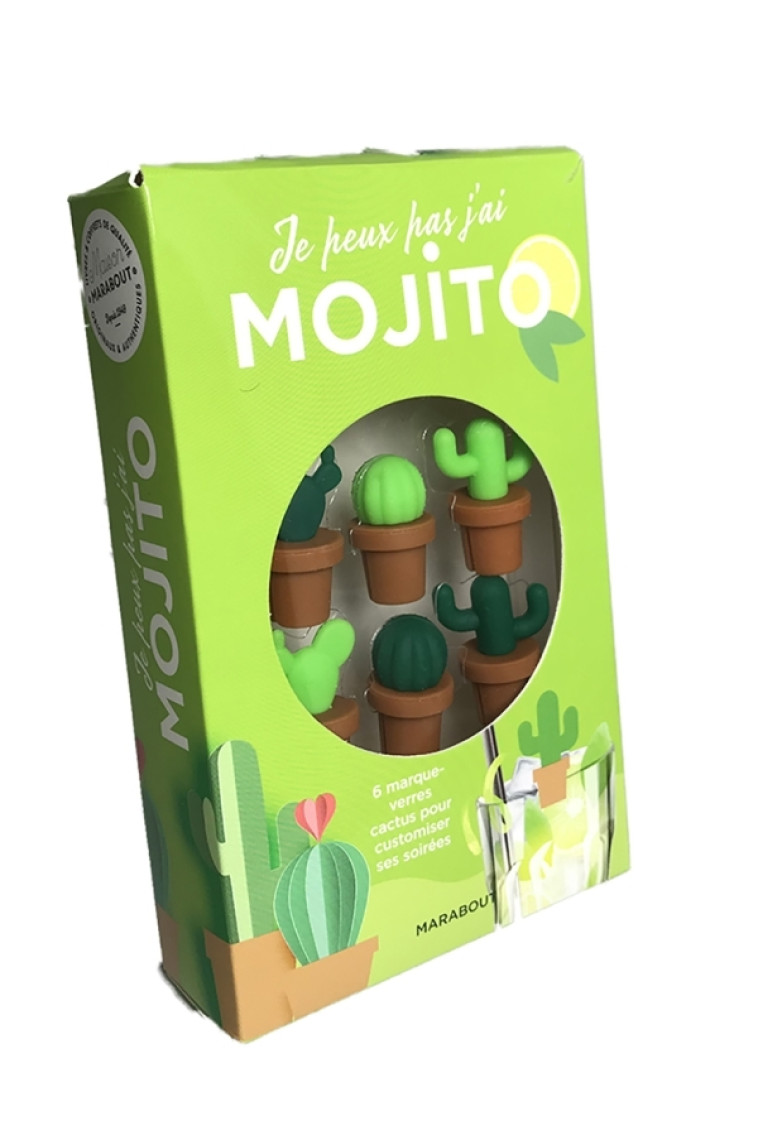 COFFRET MARQUE-VERRES MOJITO - XXX - MARABOUT