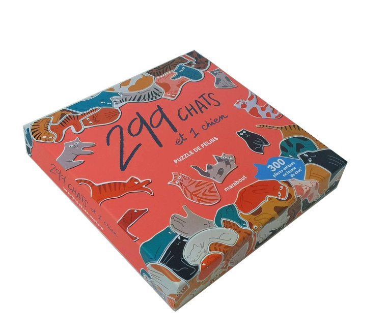 299 CHATS ET 1 CHIEN - PUZZLE DE FELINS - LEA MAUPETIT - MARABOUT