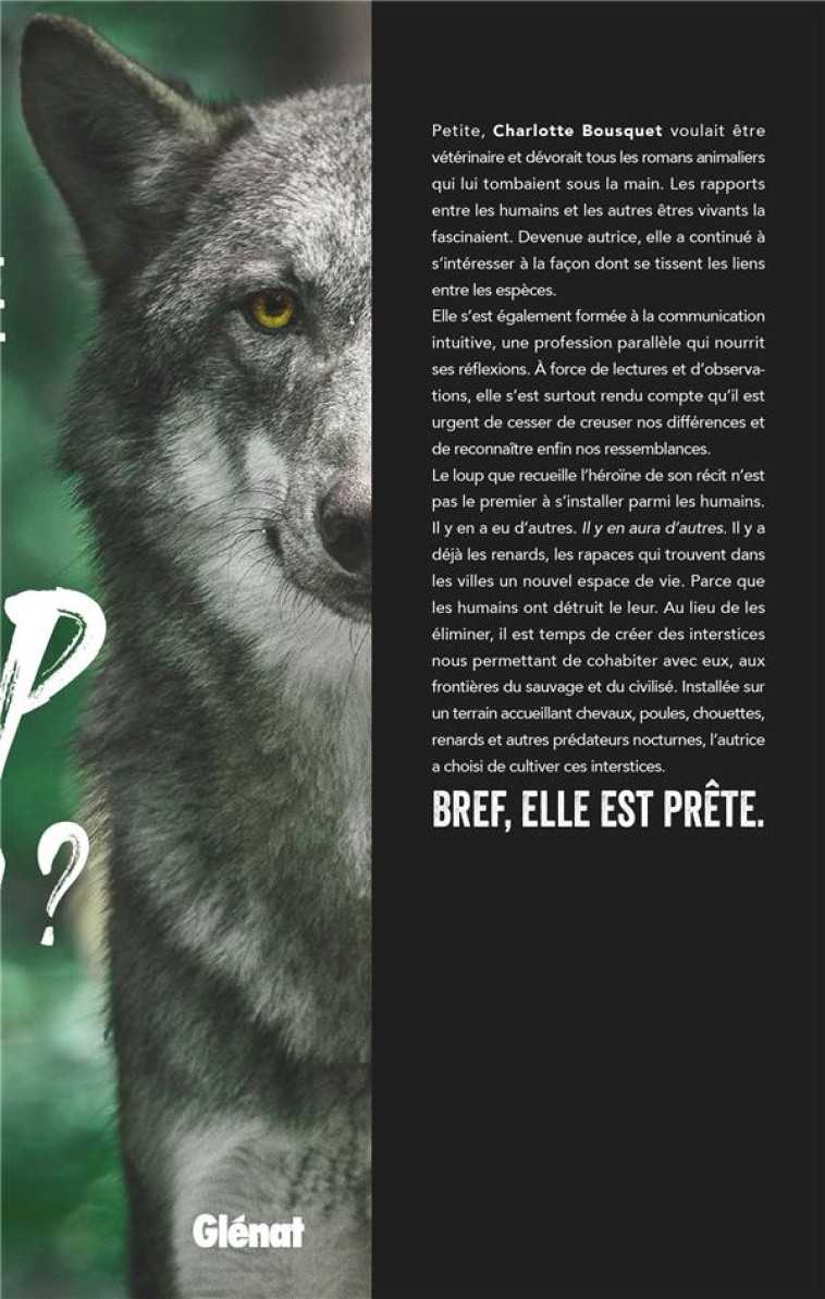 LOUP Y ES-TU ? - BOUSQUET CHARLOTTE - GLENAT