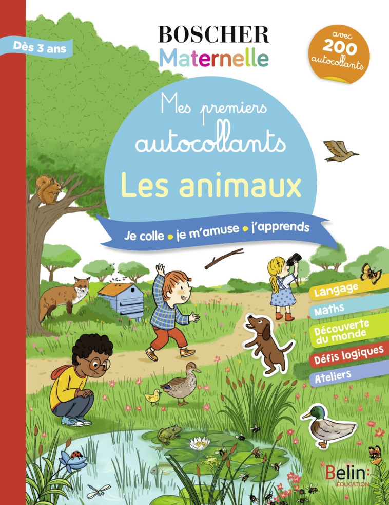 MES PREMIERS AUTOCOLLANTS - LES ANIMAUX - LASCAULT/DELLA MALVA - BELIN EDUCATION