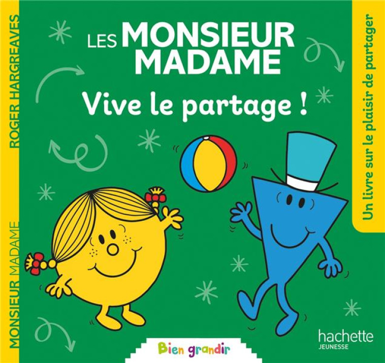 LES MONSIEUR MADAME VIVE LE PARTAGE - HARGREAVES ROGER - HACHETTE