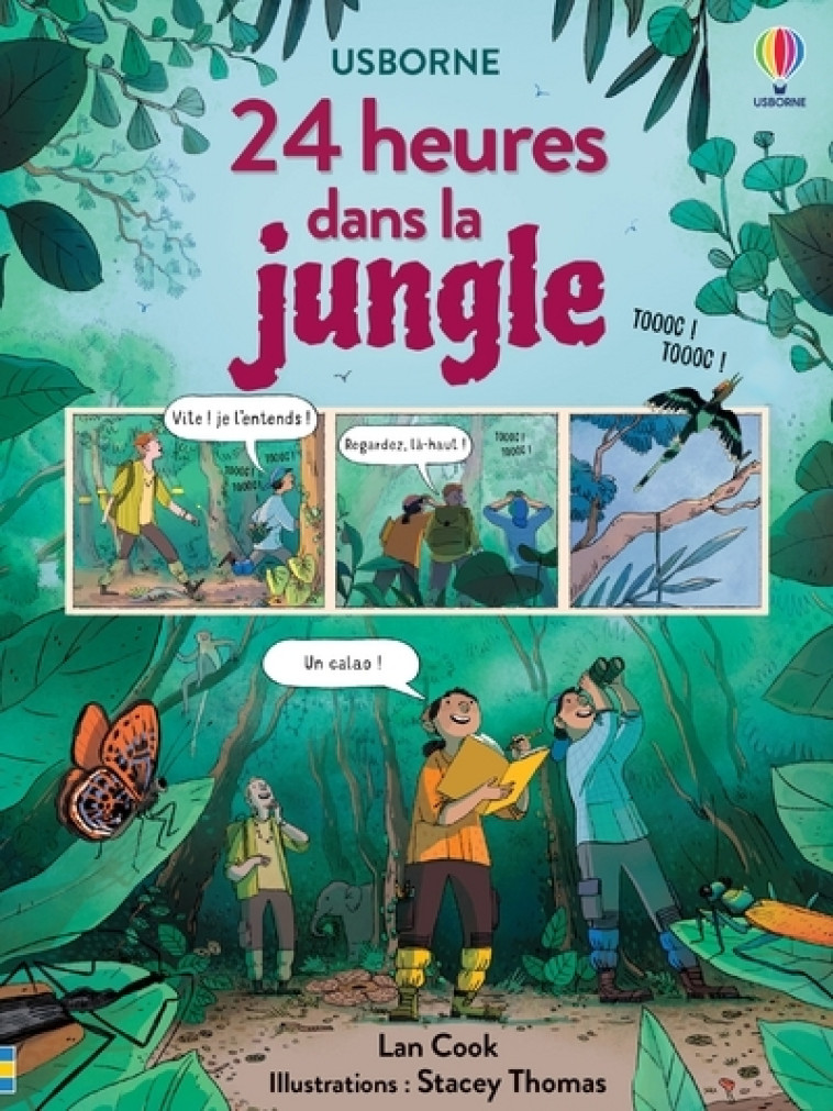 24 HEURES DANS LA JUNGLE - COOK LAN - USBORNE