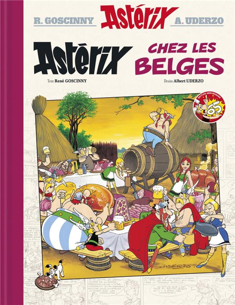 ASTERIX CHEZ LES BELGES T24 EDITION LUXE 65 ANS ASTERIX - GOSCINNY/UDERZO - HACHETTE