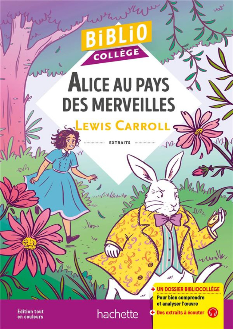 ALICE AU PAYS DES MERVEILLES - CARROLL LEWIS - HACHETTE