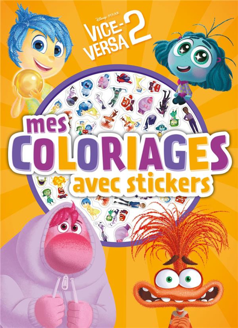 VICE VERSA 2 - MES COLORIAGES AVEC STICKERS - COLLECTIF - HACHETTE