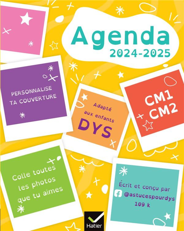 AGENDA DYS PRIMAIRE CE2 CM1 CM2 - 7-10 ANS - COLLECTIF - HATIER SCOLAIRE