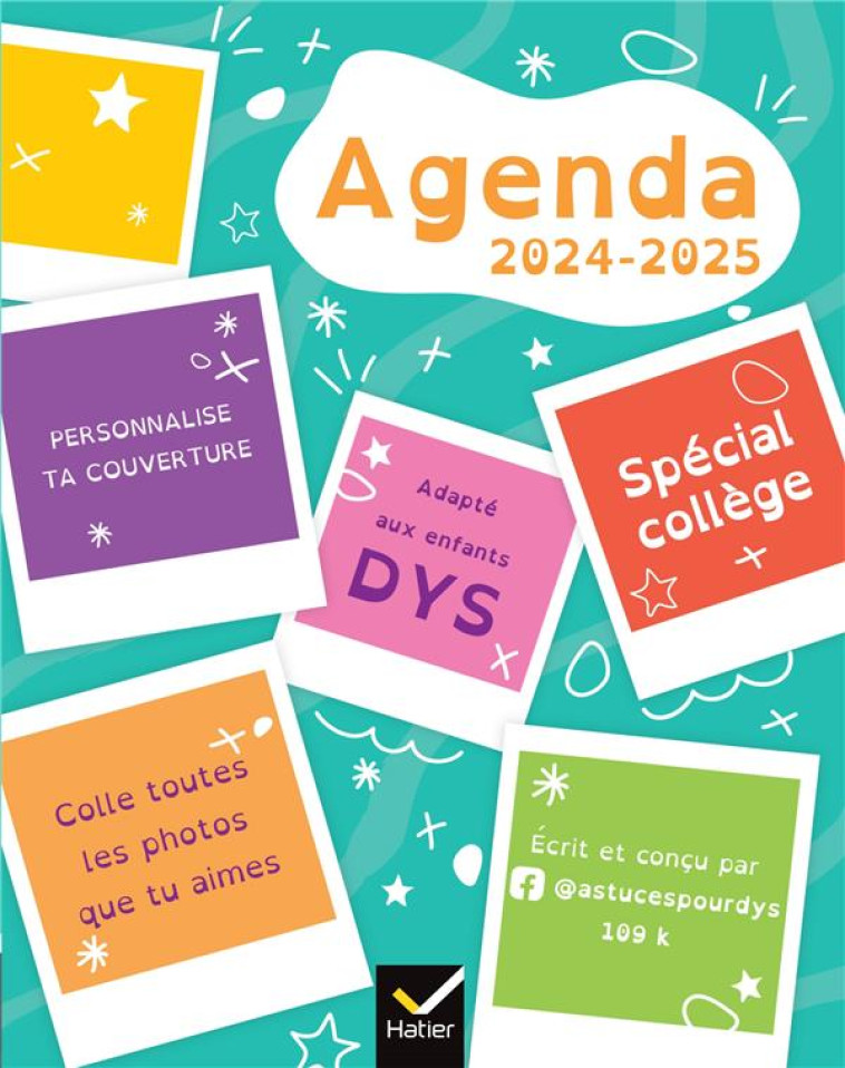 AGENDA DYS COLLEGE 6E 5E - 11-12 ANS - COLECTIF - HATIER SCOLAIRE