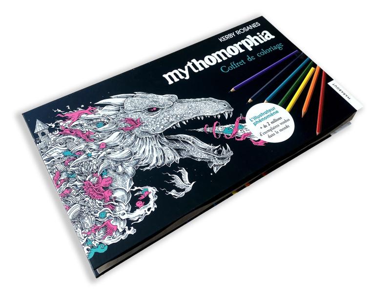 COFFRET DE COLORIAGE MYTHOMORPHIA - COLLECTIF - MARABOUT