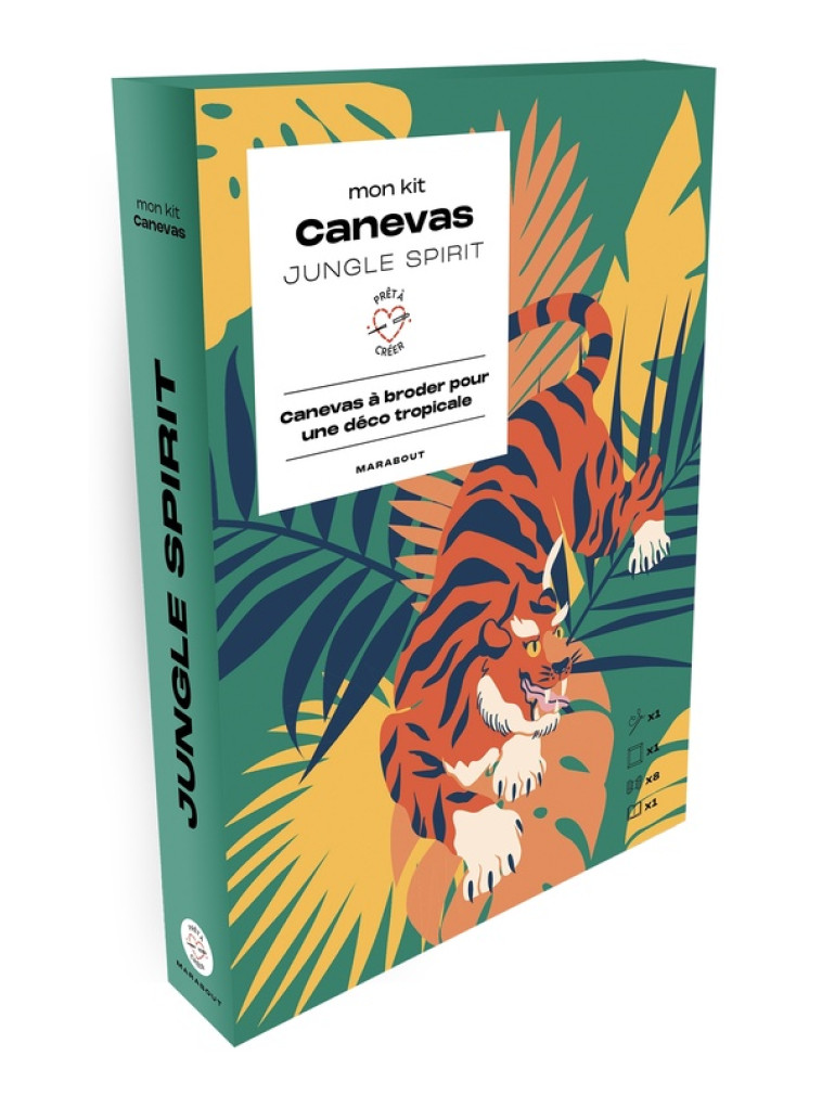 MON KIT CANEVAS - JUNGLE SPIRIT - XXX - NC