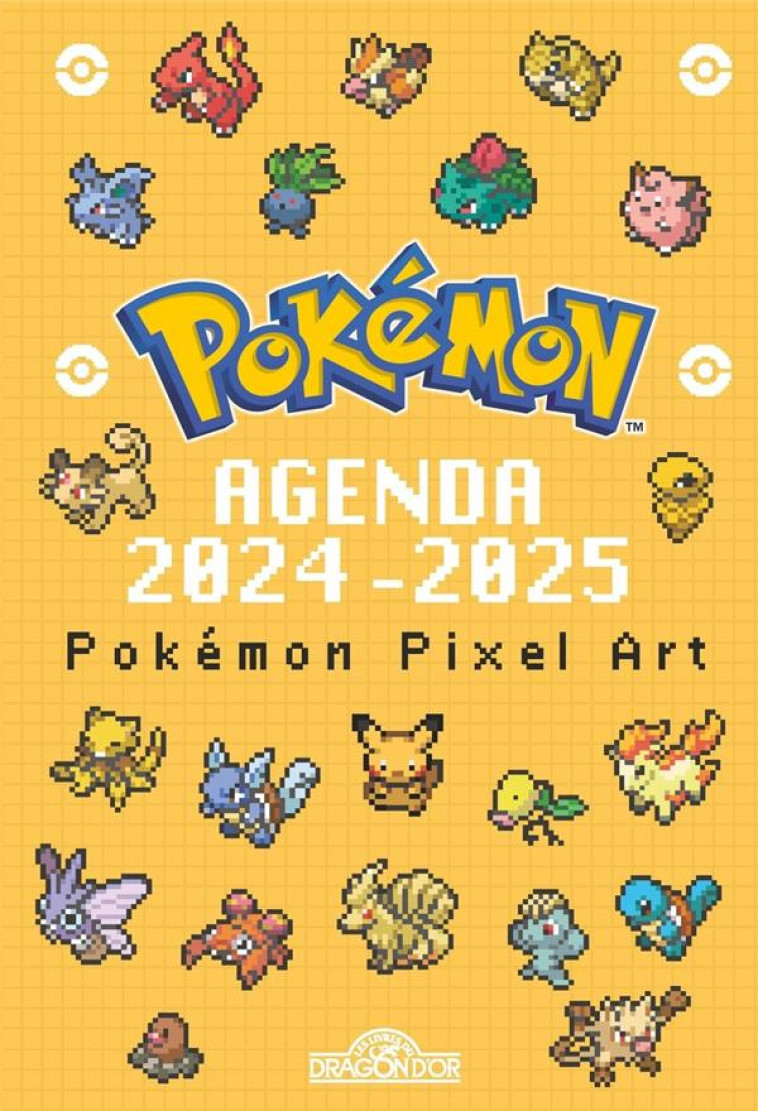 POKEMON - AGENDA 2024-2025 - PIXELS - THE POKEMON COMPANY - NC