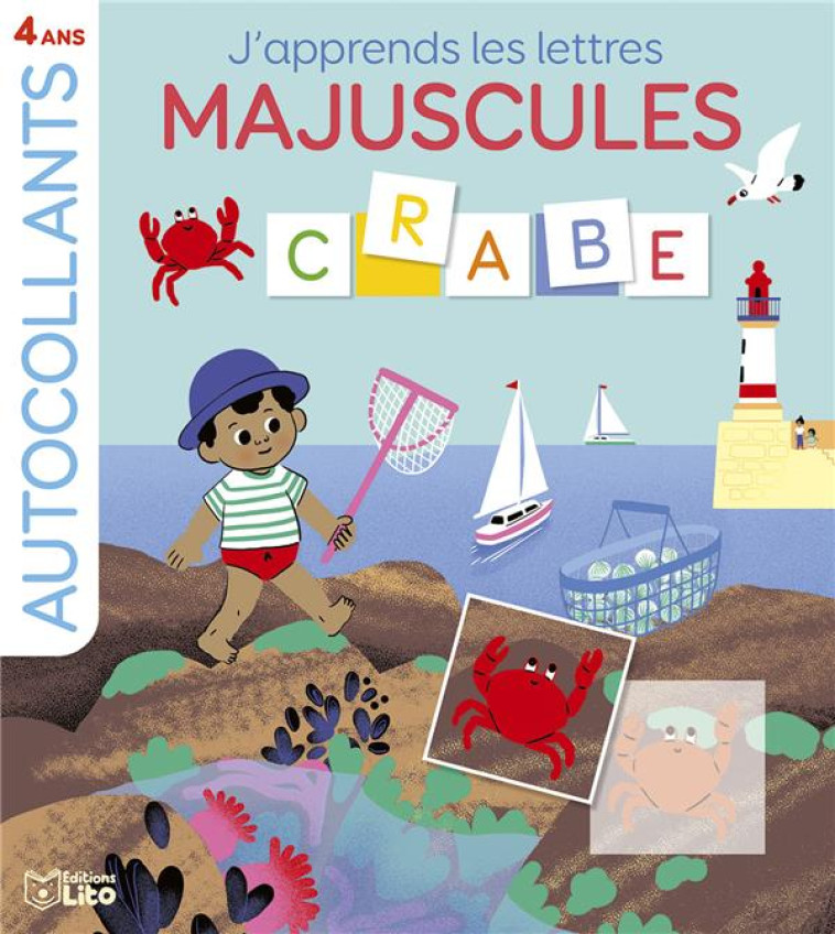 J-APPRENDS LES LETTRES MAJUSCULES A LA MER - AURELIE ABOLIVIER - LITO