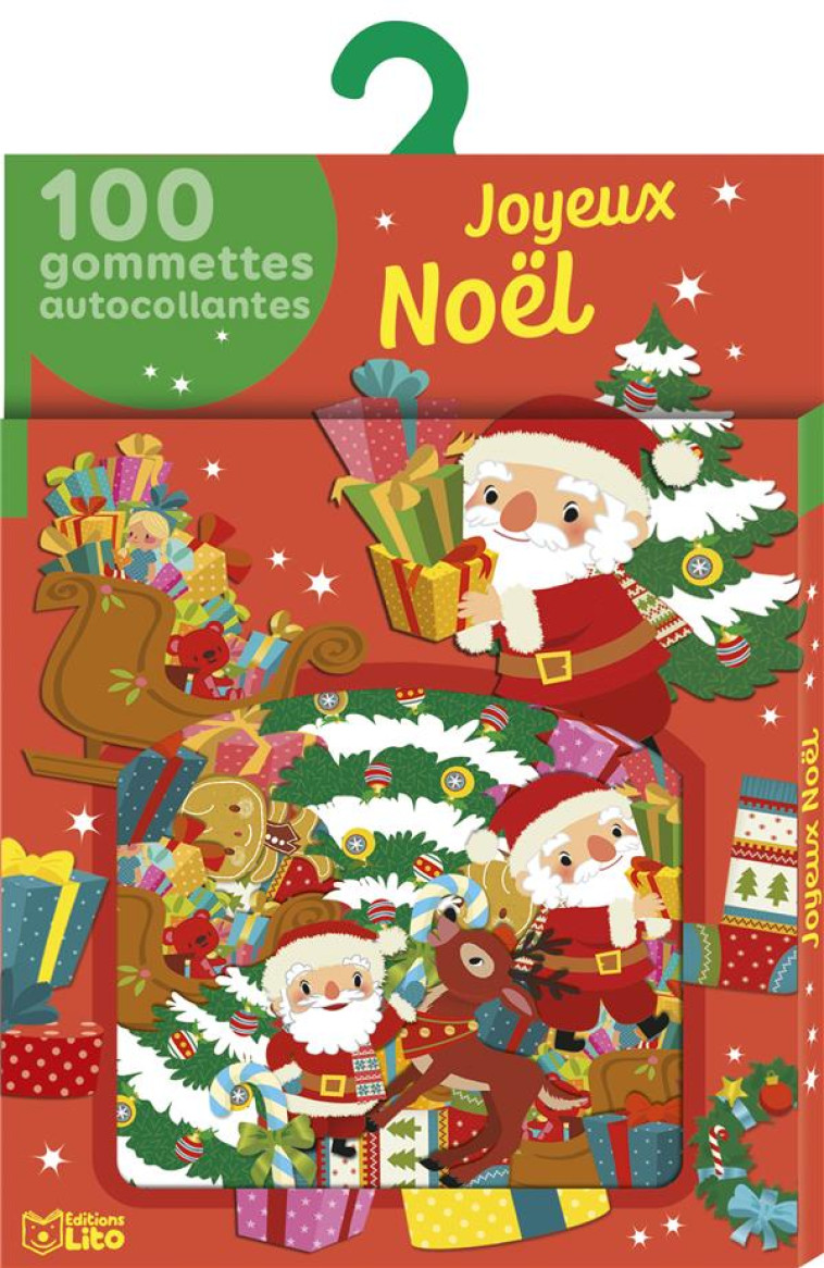 JOYEUX NOEL 100 GOMMETTES AUTOCOLLANTES - XXX - NC