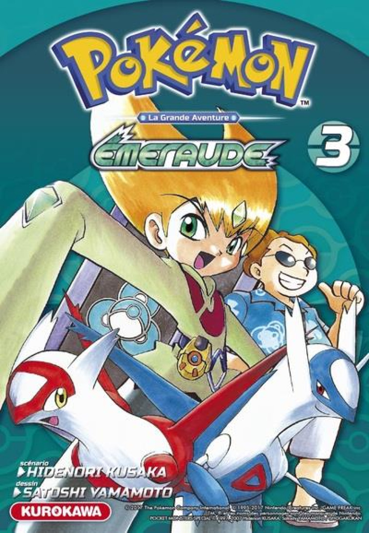 POKEMON ROUGE FEU ET VERT FEUILLE EMERAUDE - TOME 3 - KUSAKA/YAMAMOTO - Kurokawa