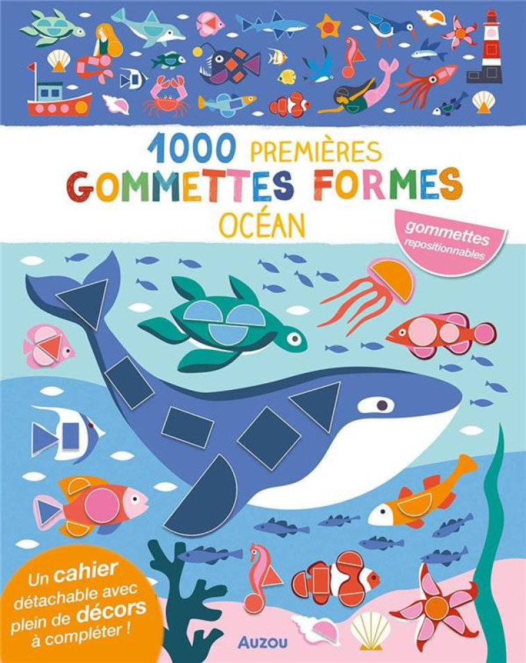 1000 GOMMETTES FORMES OCEAN - TAYLOR NADIA - PHILIPPE AUZOU