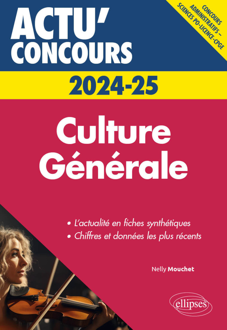 CULTURE GENERALE - CONCOURS 2024-2025 - MOUCHET NELLY - ELLIPSES