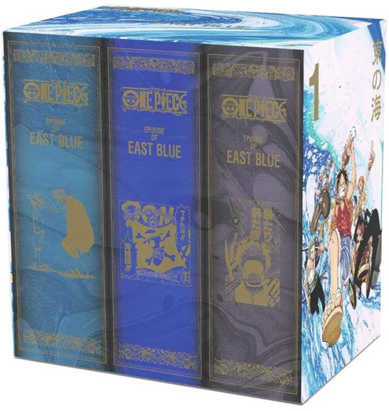 ONE PIECE - COFFRET EAST BLUE (TOMES 01 A 1 2) - ODA EIICHIRO - GLENAT