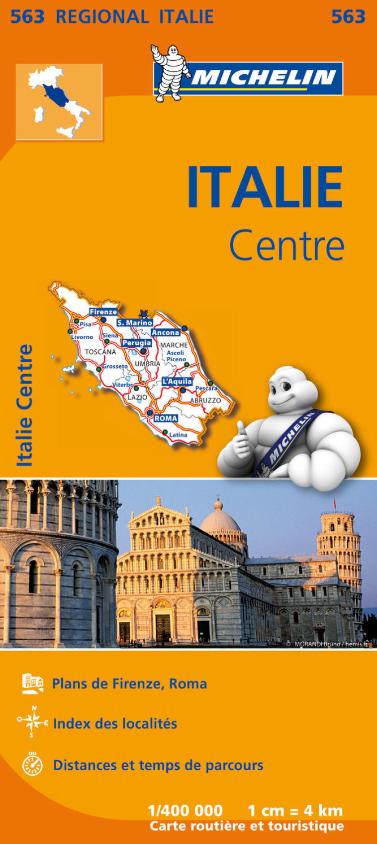 Carte Régionale Italie Centre - XXX - MICHELIN