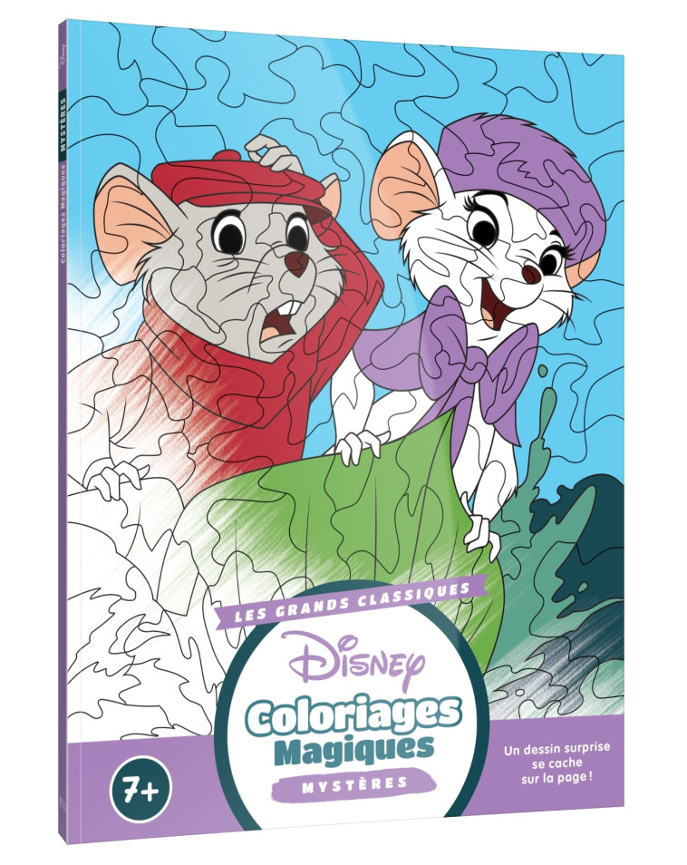 DISNEY - Coloriages Magiques Mystères (7+) - Les Grands classiques - XXX - DISNEY HACHETTE