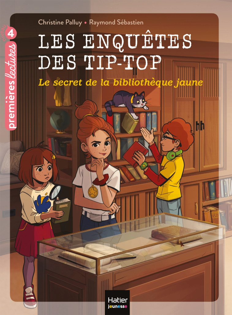 LES ENQUETES DES TIP TOP T09 LE SECRET DE LA BIBLIOTHEQUE JAUNE - PALLUY/SEBASTIEN - HATIER JEUNESSE