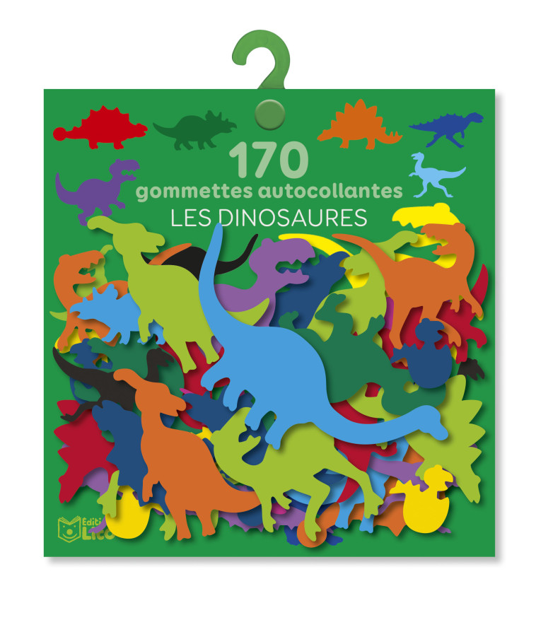 170 GOMMETTES LES DINOSAURES - KAORI SOUVIGNET - LITO